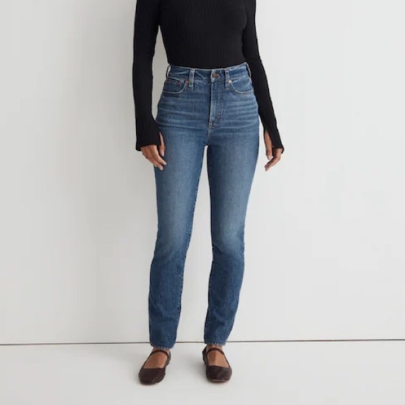 NEW Madewell Jeans curvy the perfect vintage medium wash decateur high waisted - Picture 2 of 9